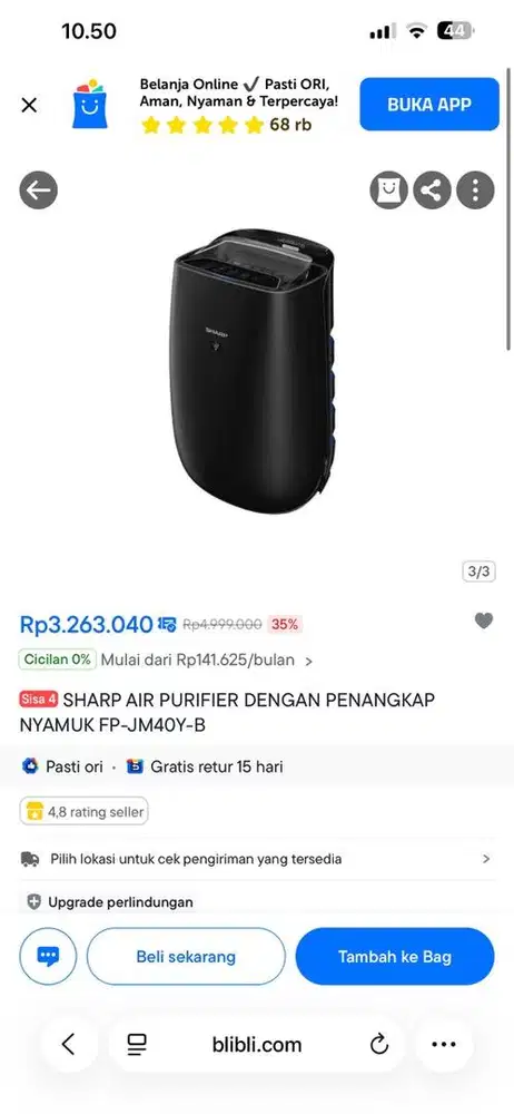 SHARP AIR PURIFIER