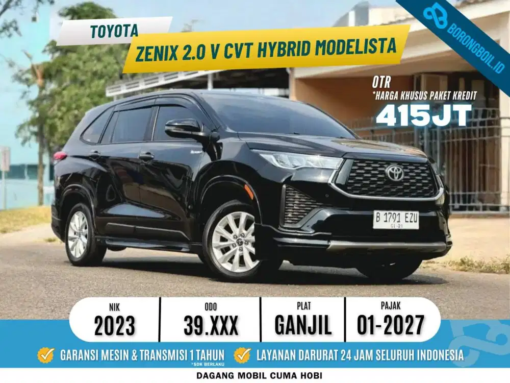 [TERMURAH] Zenix 2.0 V CVT Hybrid Modelista 2023