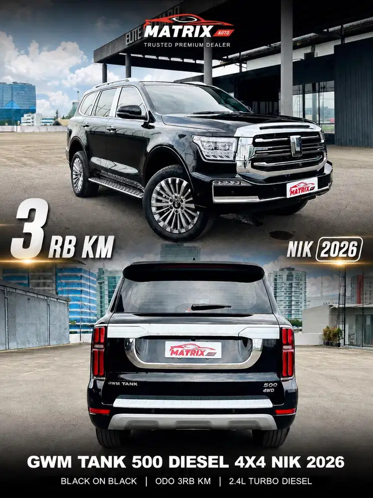 2026(3rb km)GWM TANK 500 diesel 4x4 ! GWM TANK 500 odo low km