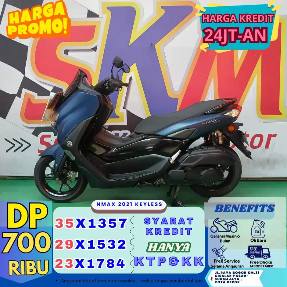 Mokas murah DP 700k Yamaha nmax 2021 cash/credit