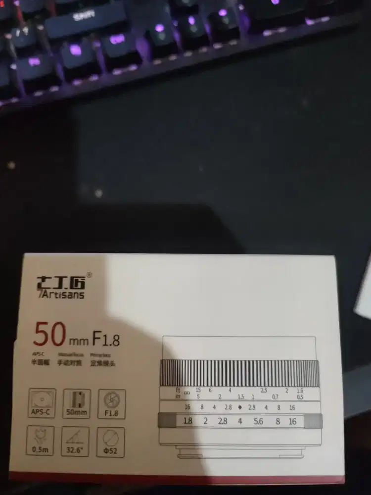 Lensa 7ArtiSANS 50mm for Sony a6000 series