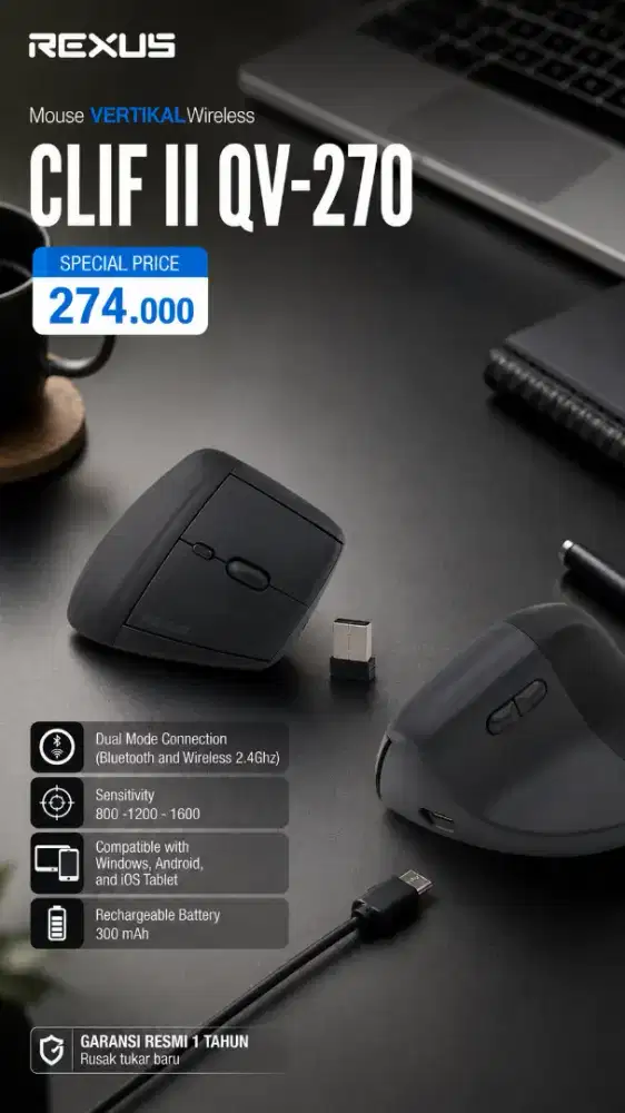 Mouse rexus clif QV260