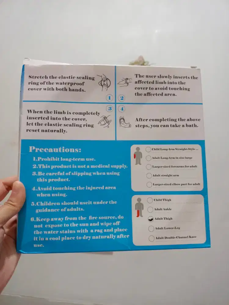 Penutup luka anti air, untuk anak dan dewasa.pelindung penutup perban.