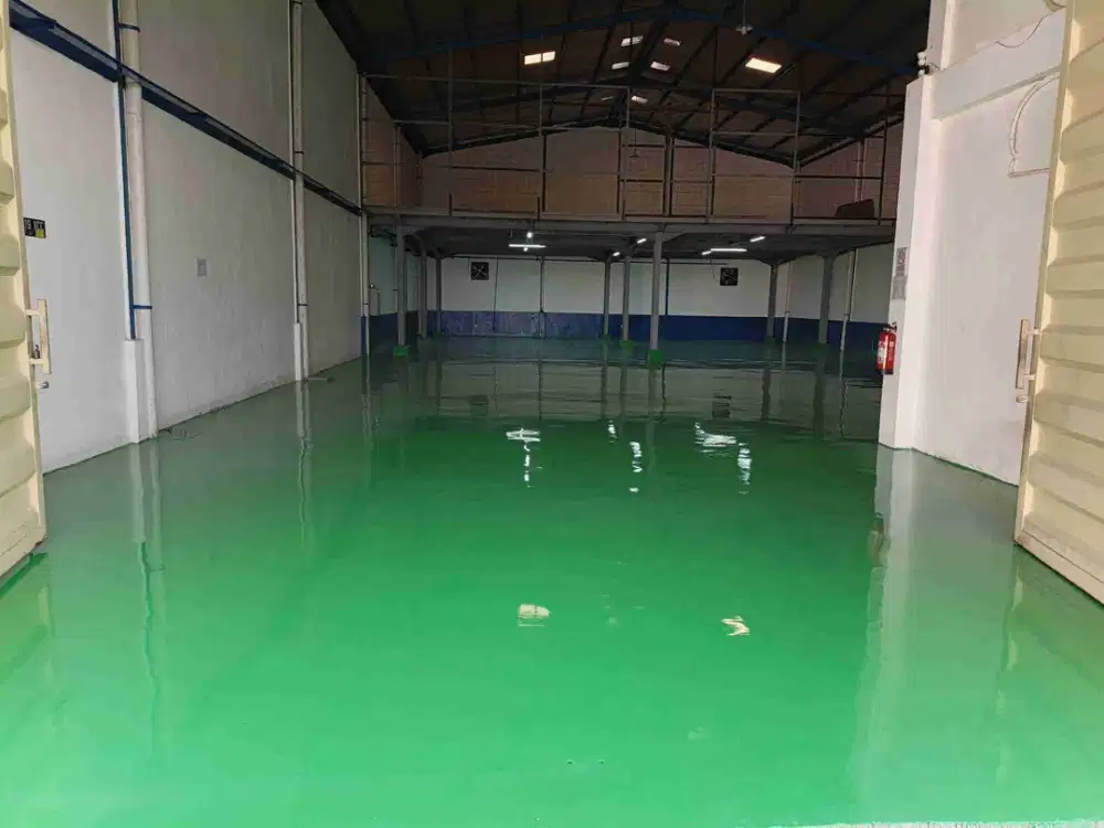 Jual Gudang SIRIE. Bagus. Siap Pakai. Lantai Epoxy. Ada Kantor, PAM