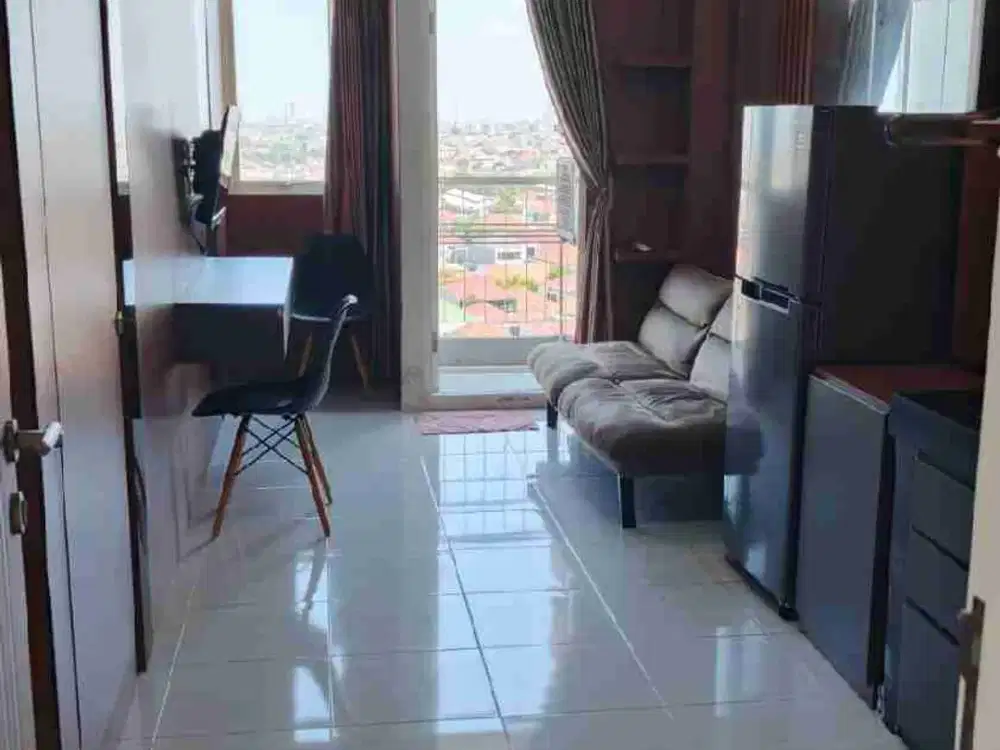 Sewa Apartemen Puncak Dharmahusada 2 Br Full Furnished. Bagus. Siap Huni. Dekat Unair, Galaxy Mall. Murah. Nego