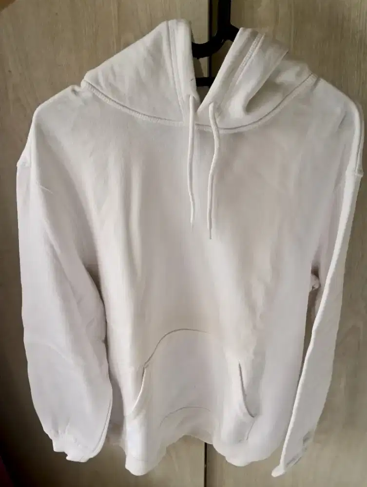 Hoodie White HnM UK XL