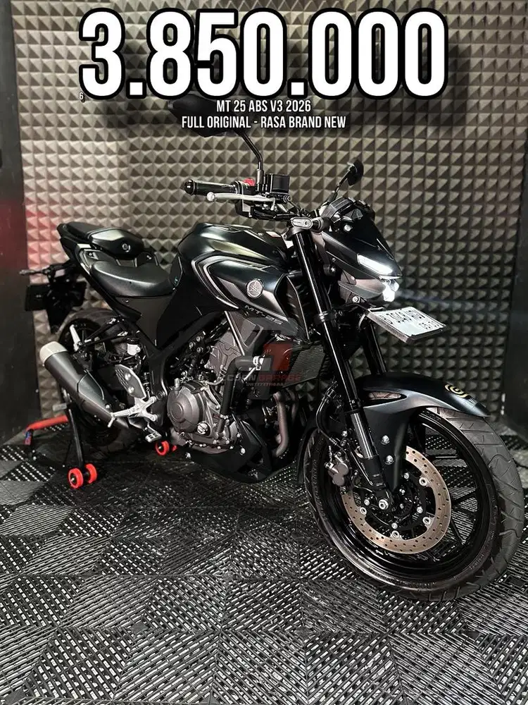 MT 25 ABS V3 2026 FULL ORIGINAL LOW KM 2XXX RASA BRAND NEW SUPERB UNIT