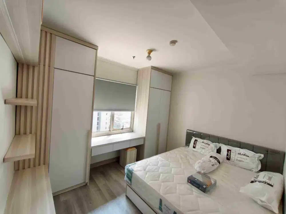 disewakan tahunan apartemen royal mediterania 1br full furnished