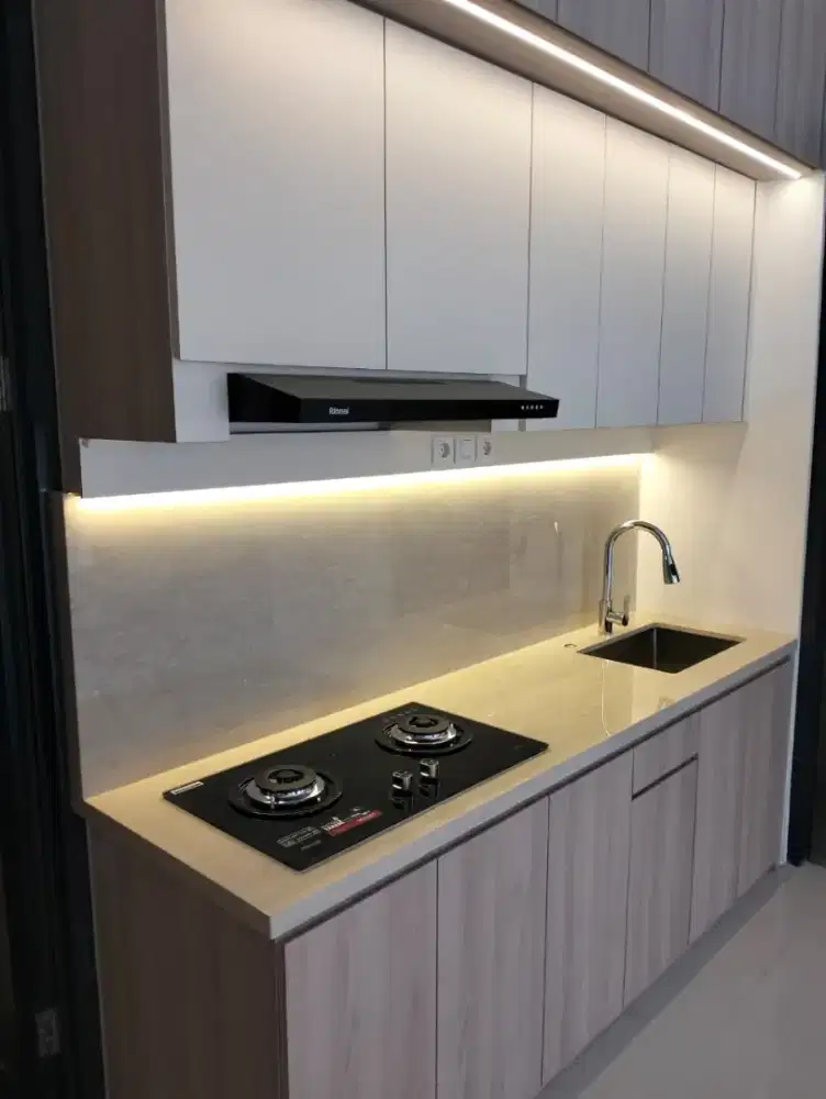Top table dapur marmer cream rr