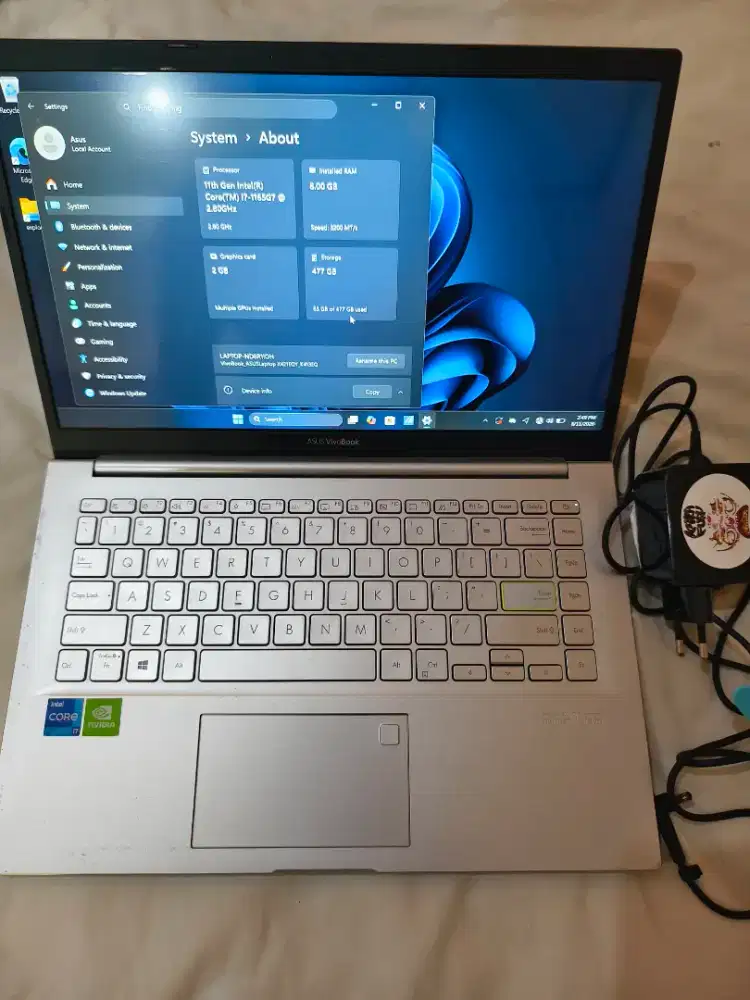 Asus Vivobook Ultra 14 i7-1165G7 8/512gb resmi