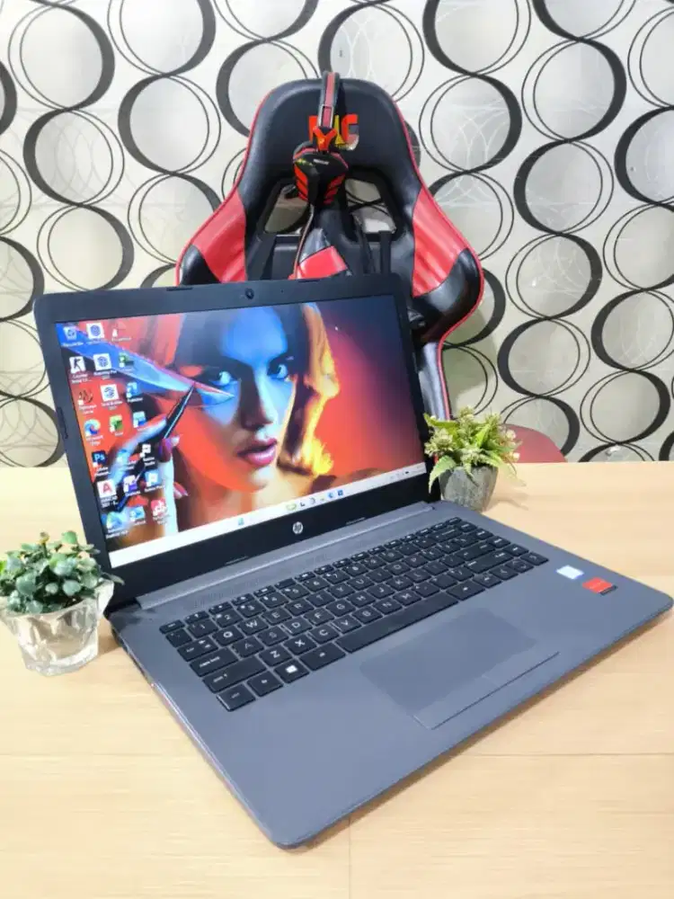 Laptop Design HP 14 Core i7 Ram 8gb Ssd+Hdd Dual Vga Siap Pakai COD