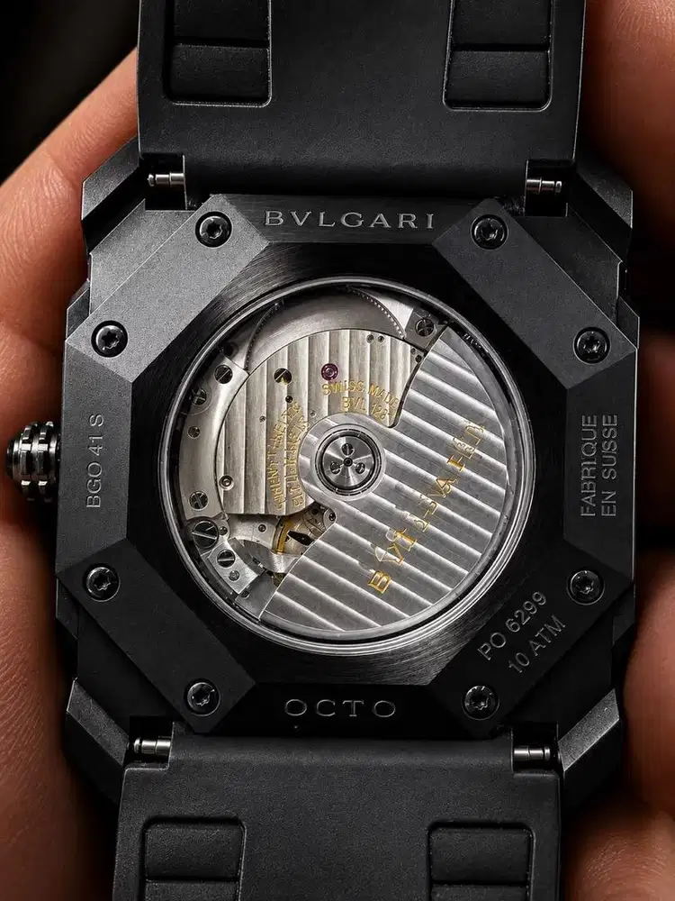 Like new ! Jam Bvlgari octo nero bisa nego !!