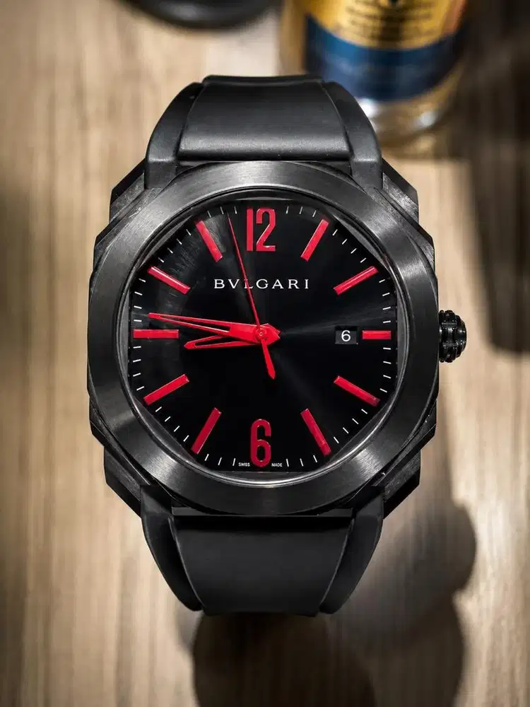 Like new ! Jam Bvlgari octo nero bisa nego !!