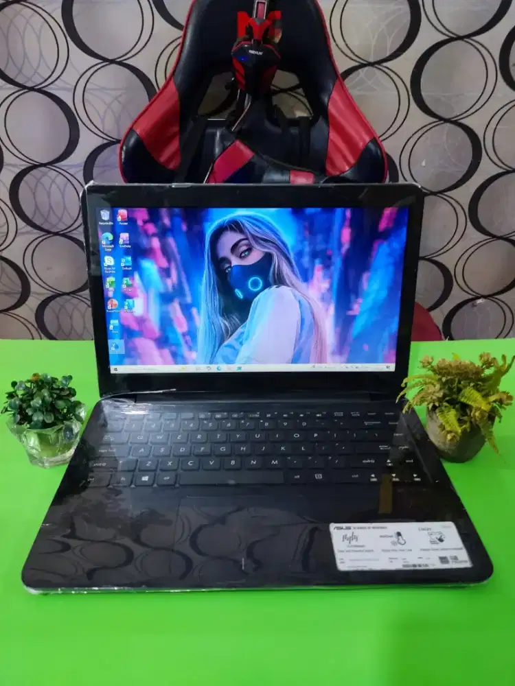 Asus Vivobook E14 Amd E2 Ram 4/256gb Ssd Siap Pakai COD