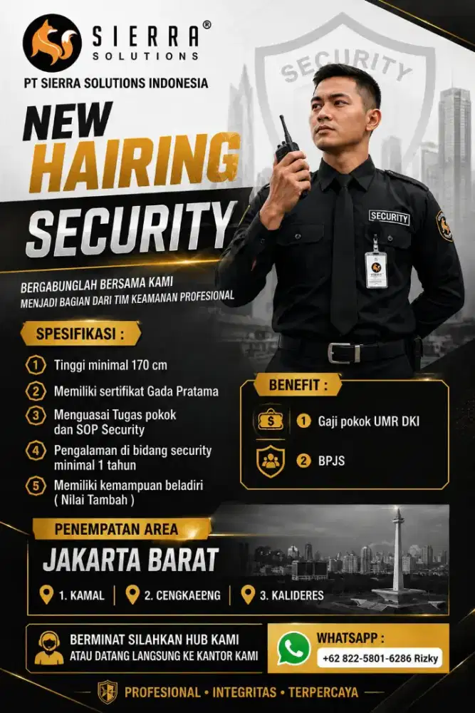 Dibutuhkan security