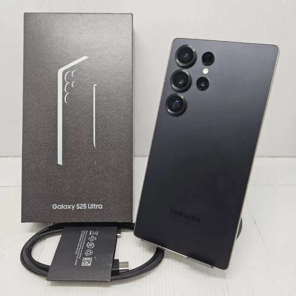 LIKE NEW!  SAMSUNG GALAXY S25 ULTRA TITANIUM BLACK 12/512 SEIN NO MINU