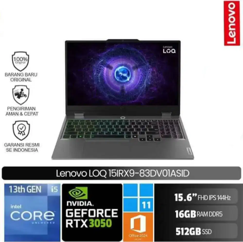 Laptop LOQ 15IRX9 - 83DV01ASID