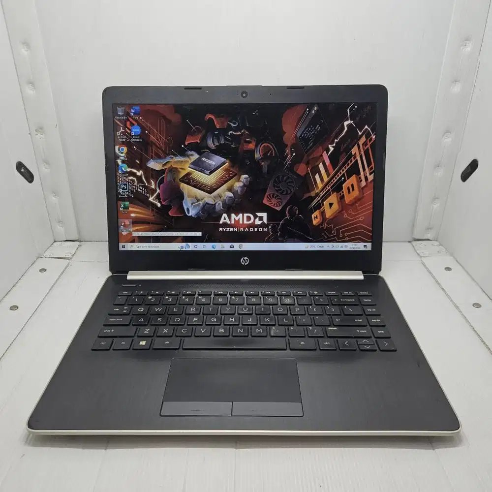 LAPTOP DESAIN HP 14S CM0014AX AMD A9 DUAL VGA  8/256/500 SSD SIAP PAKA