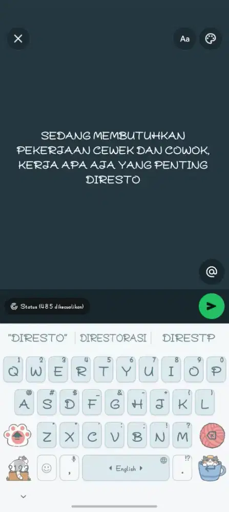 SEDANG MENCARI PEKERJAAN
