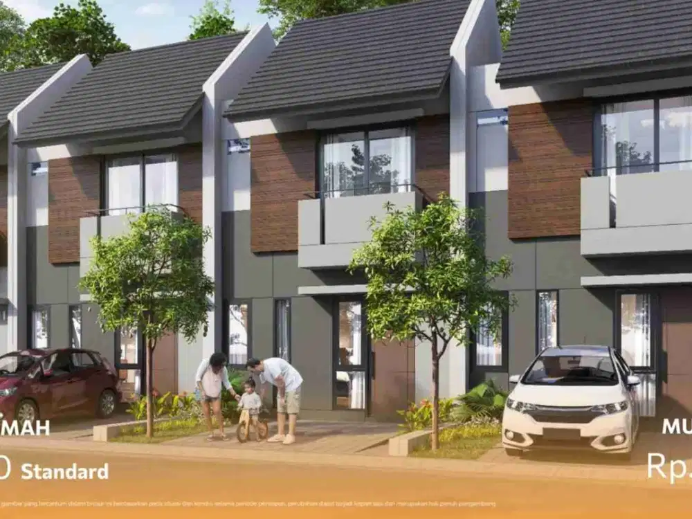 Rumah 2 Lantai 200 Meter Dari / Ke Tol Bitung, Tangerang