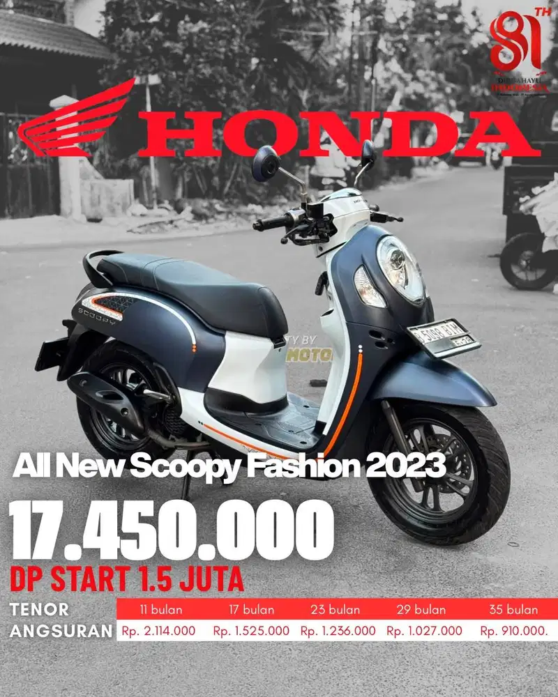 HONDA ALL NEW SCOOPY FASHION 2023