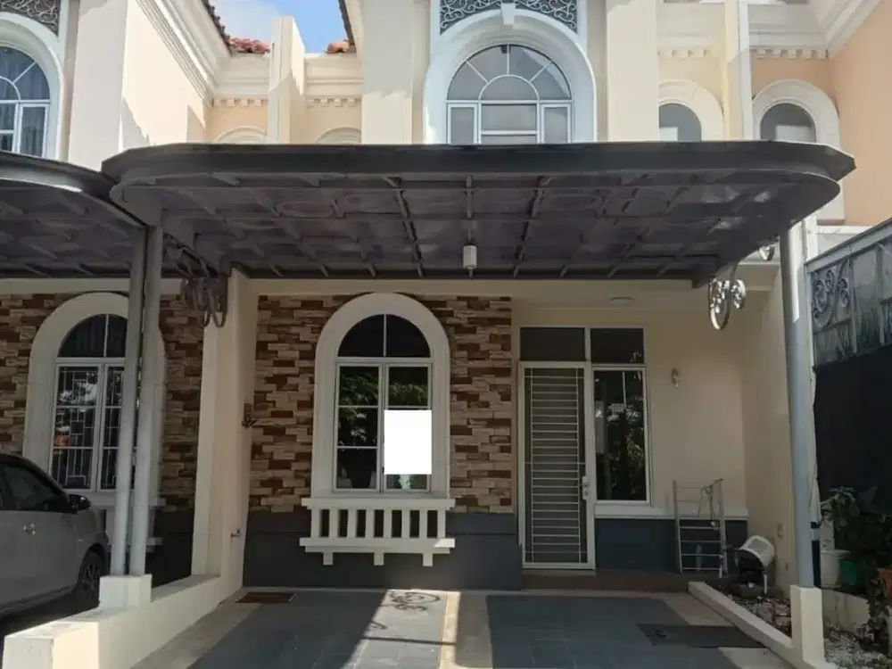 Disewakan rumah murah 2 lantai di Cluster La Seine Jakarta Garden City Jakarta Timur siap huni minimalis modern