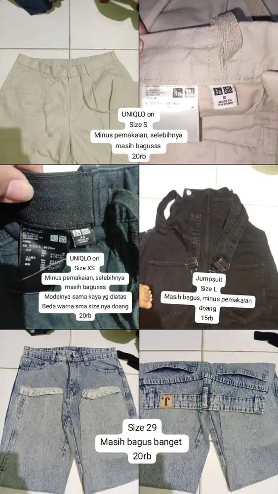 Celana jeans preloved