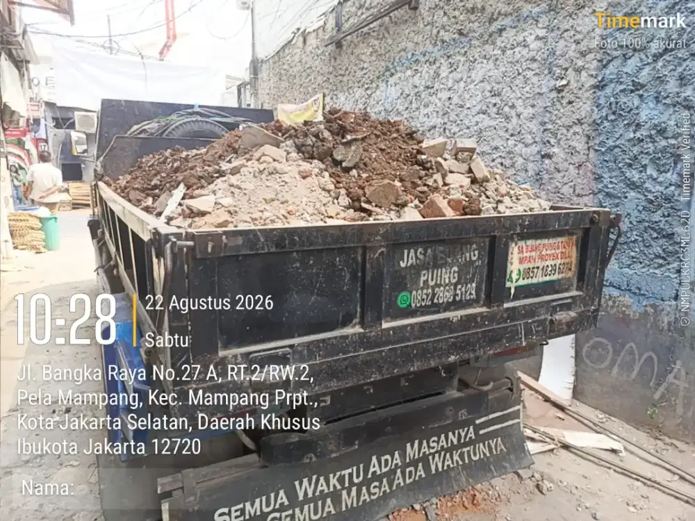 Jasa buang puing sampah