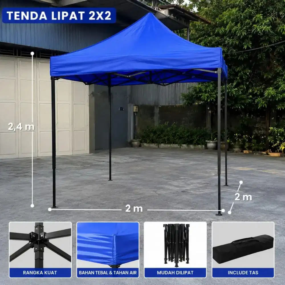 tenda lipat jualan 2x2