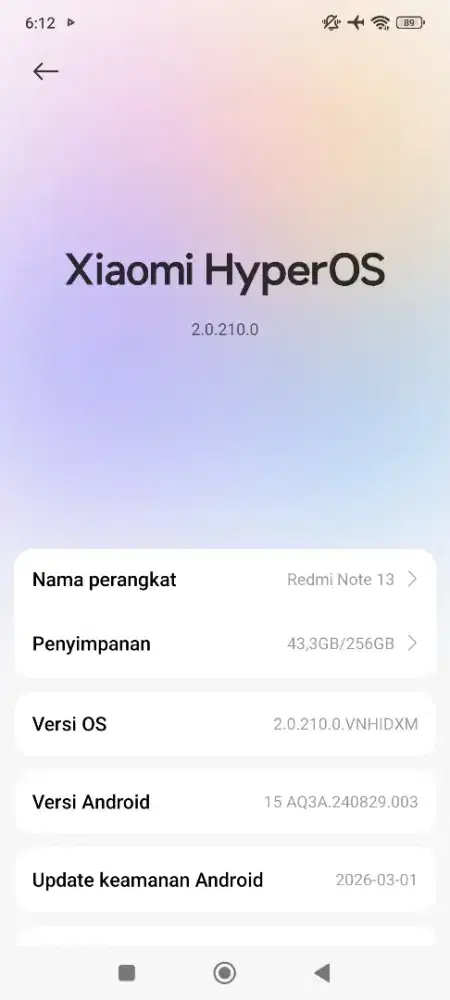 Xiaomi Note 13 8/258