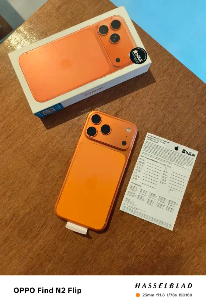 iPhone 17 Pro Max 256 Orange iBox On Desember 2026 BH 98% CC 170