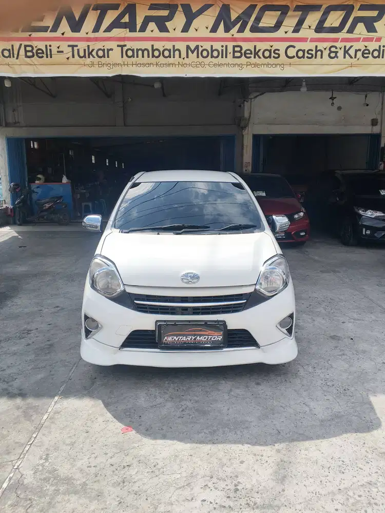 Toyota Agya S TRD 1.0 LCGC Automatic 2016 Putih Terawat Bagus Murah OK