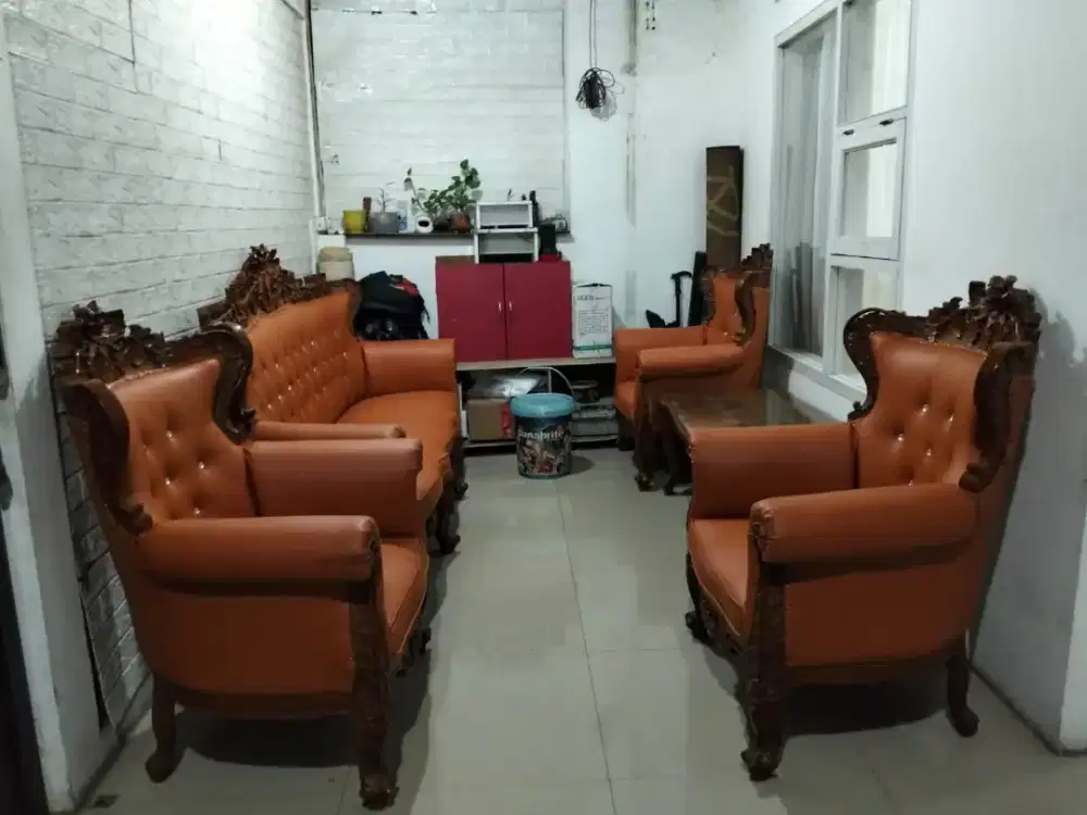 1set kursi jati asli