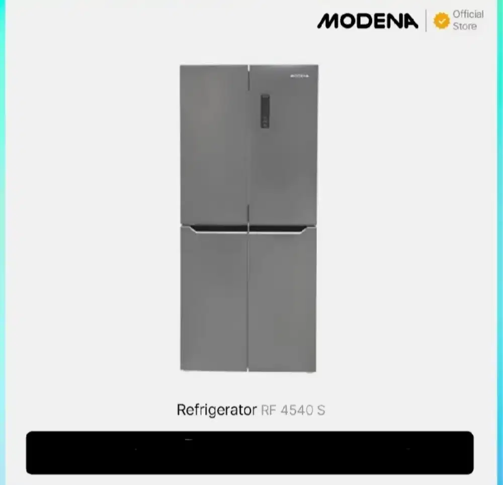 KULKAS 2 PINTU MODENA RF 4540 S
