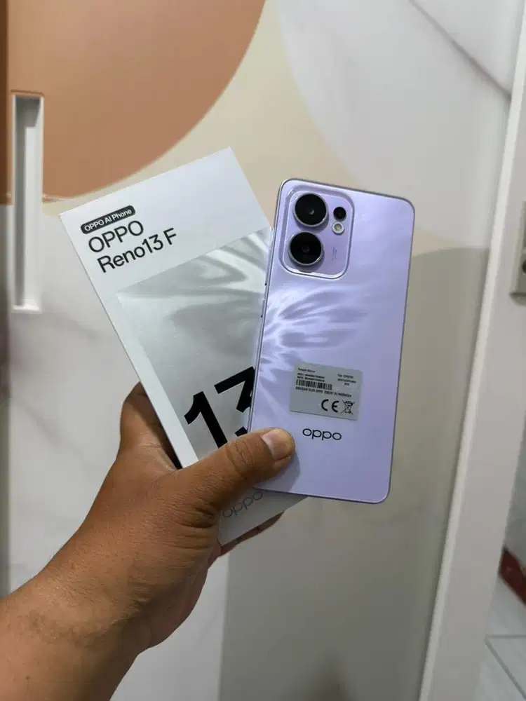 Oppo reno 13f 8/256gb mulus 1000% seperti baru fullset garansi