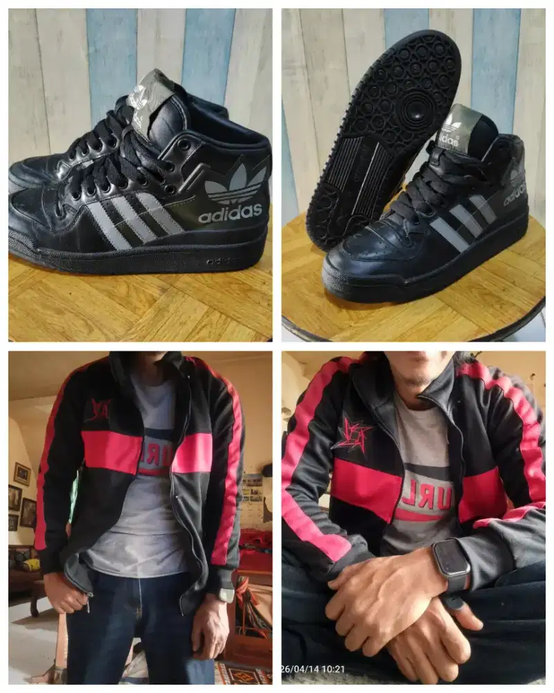 Adidas Forum 84 Size 42 Bonus Jaket
