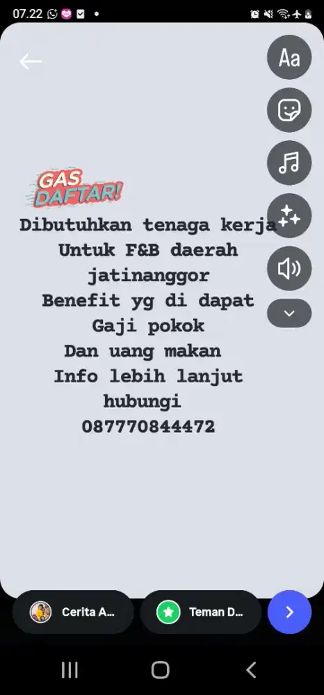 Dibutuhkan cepat