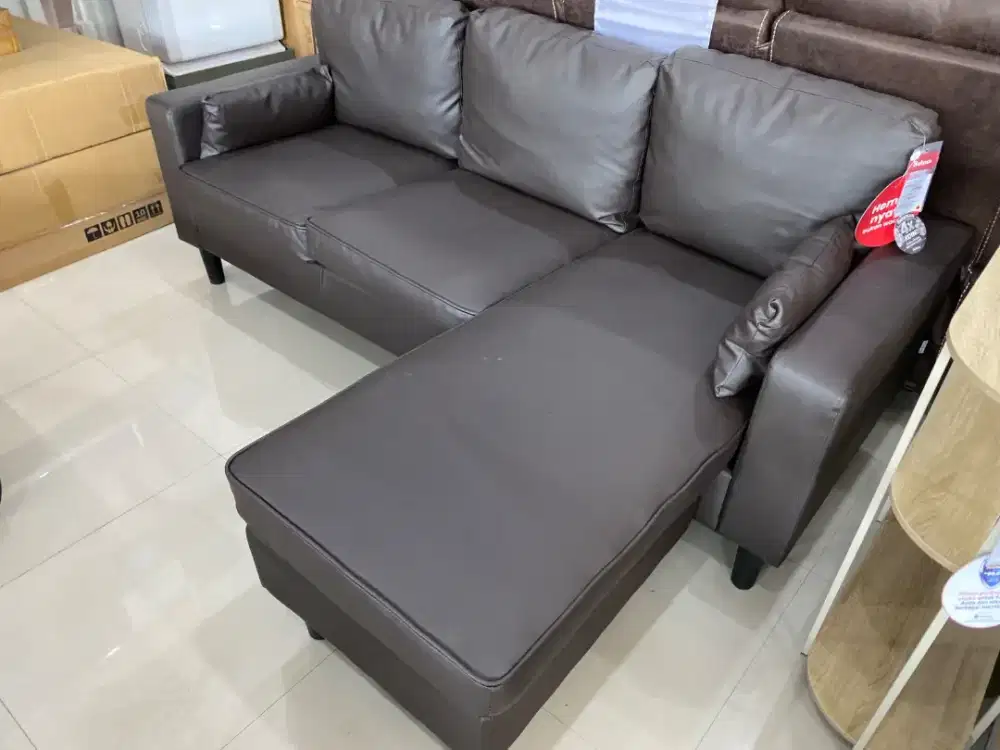 Sofa Modular Sudut kulit