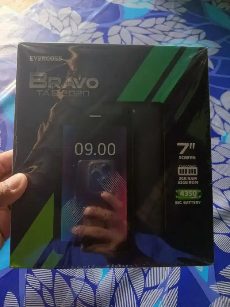 Jual hp tablet baru evercos x7 ram 3/32 layar 7 inch fulset