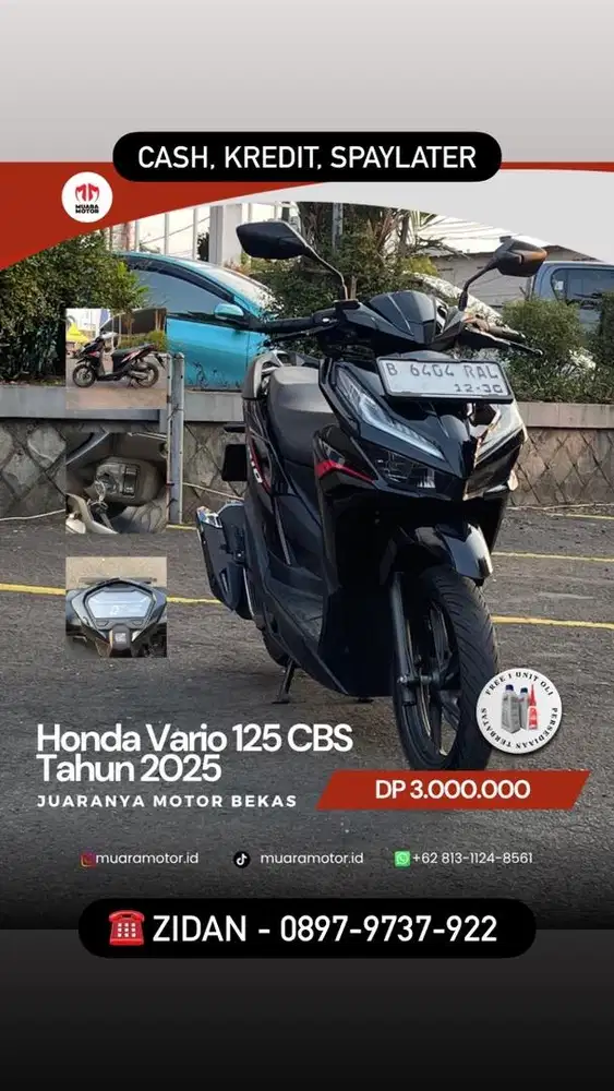 HONDA VARIO 125 CBS 2025 MULUS !!!