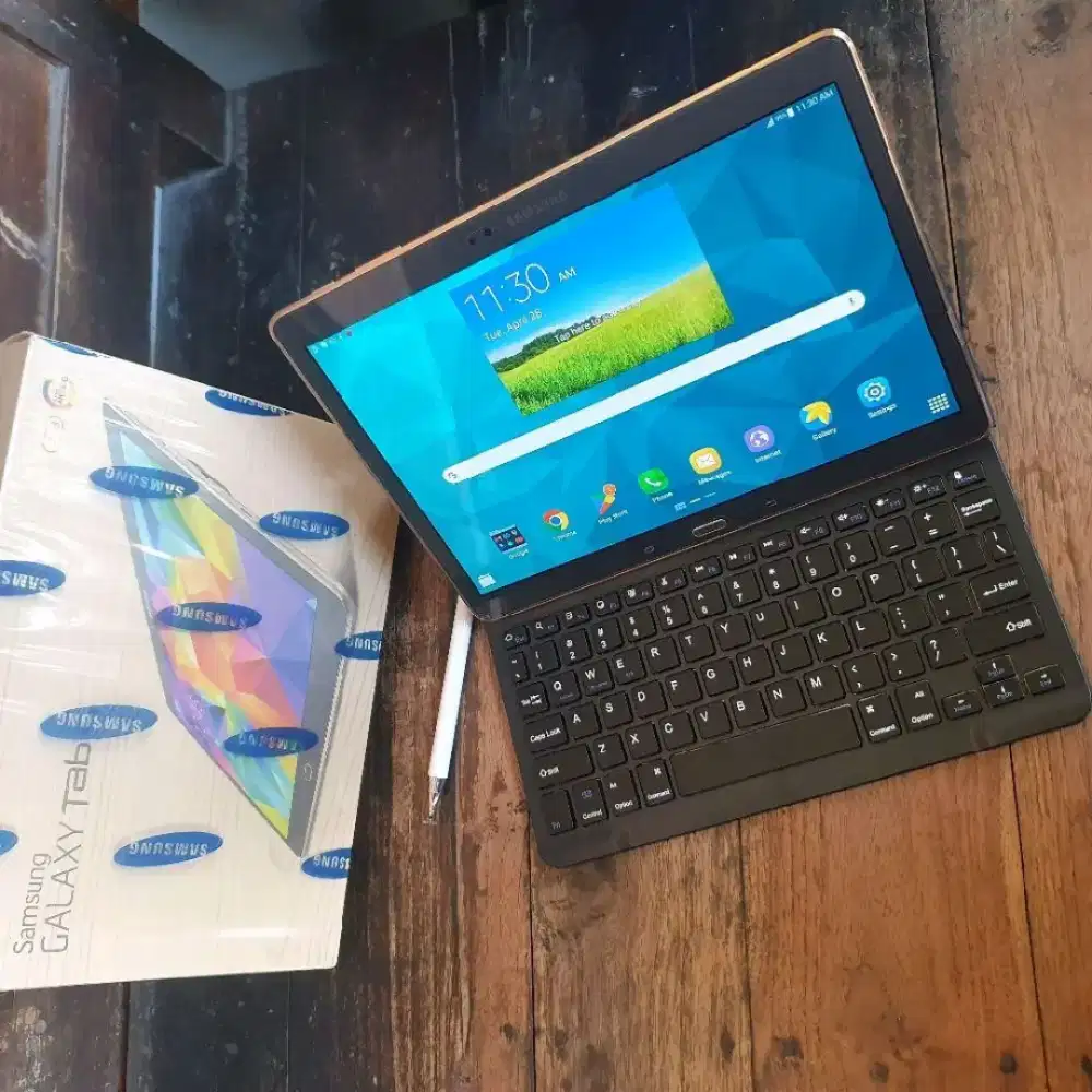 Samsung Tab S 10.5 4G + Keyboard-Stylus Bisa Telp Galaxy Tab S T805