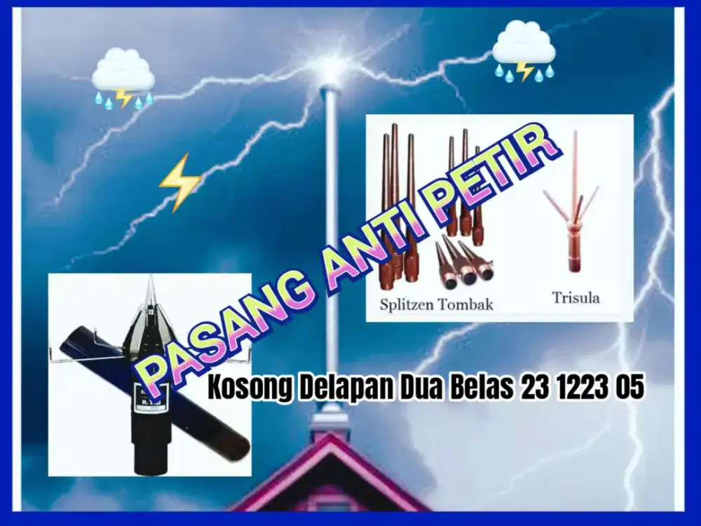 Team Spesialis Teknisi Pasang Penangkal Petir Dan Instalasi