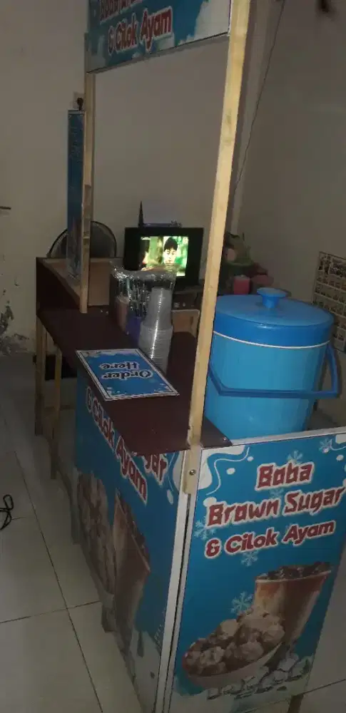 jual meja lipat buat jualan apa aja,sm meja kompor tungku 2 ya