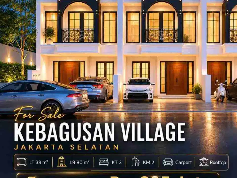 Kebagusan Jakarta Selatan - Rumah Cluster Minimalis Murah Strategis