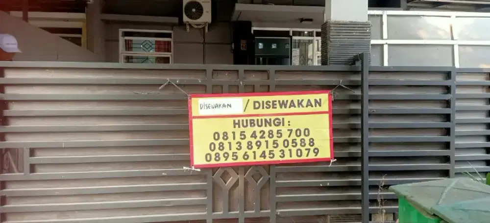 Disewakan rumah di cluster Chrysant Metland Cileungsi, dekat Al Azhar