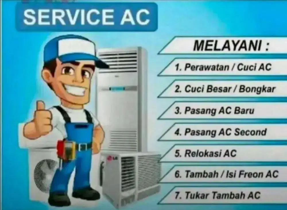 Cuci dan servis AC panggilan