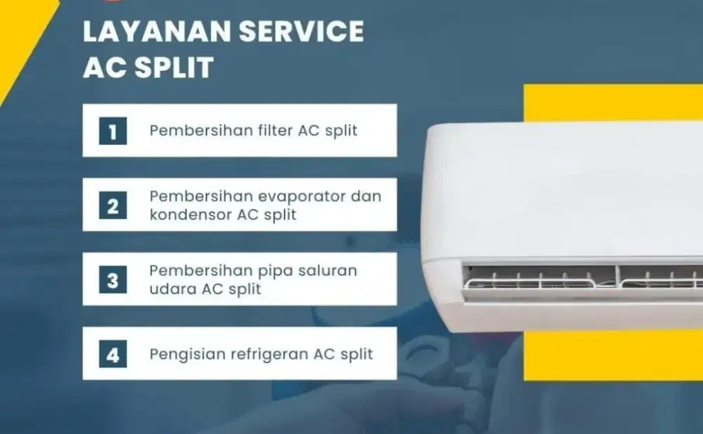 Cuci dan servis ac