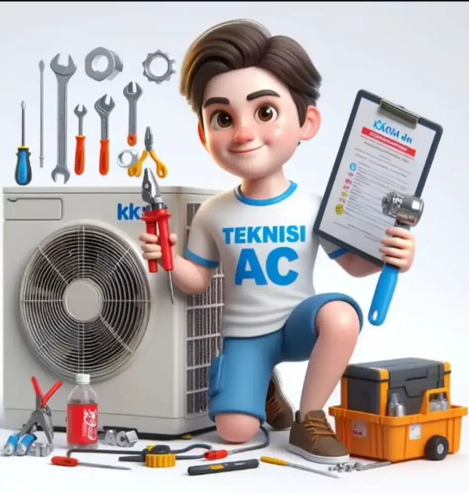 Cuci dan servis AC