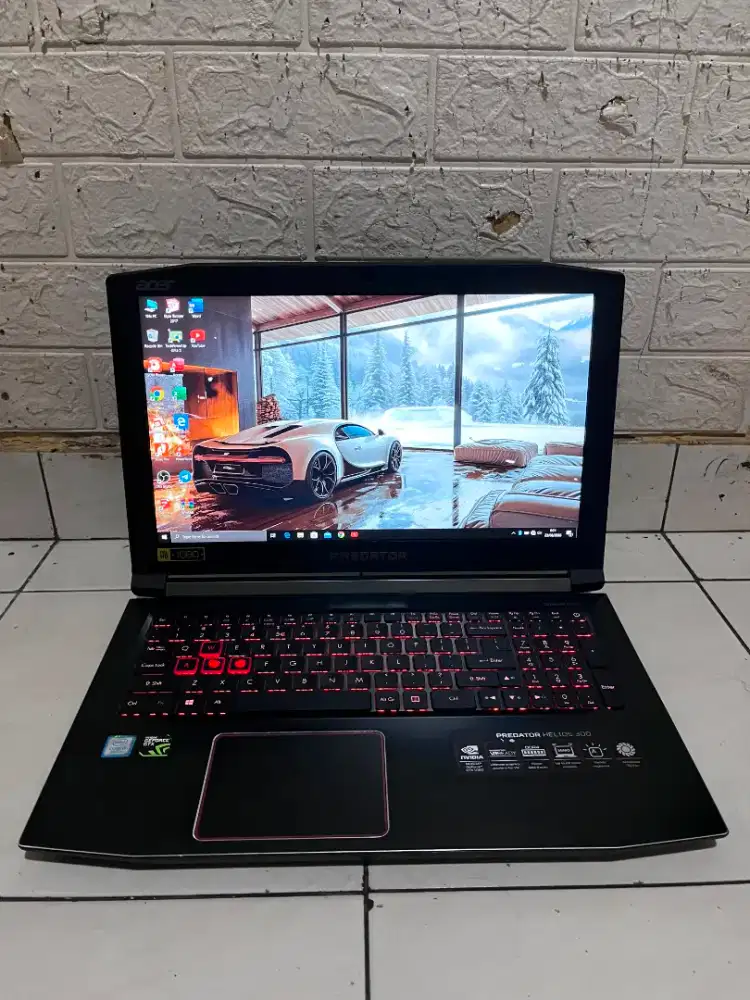 Dijual Acer Predator Helios 300 G3-572 Intel core i7 (ram 16/nvme 256)