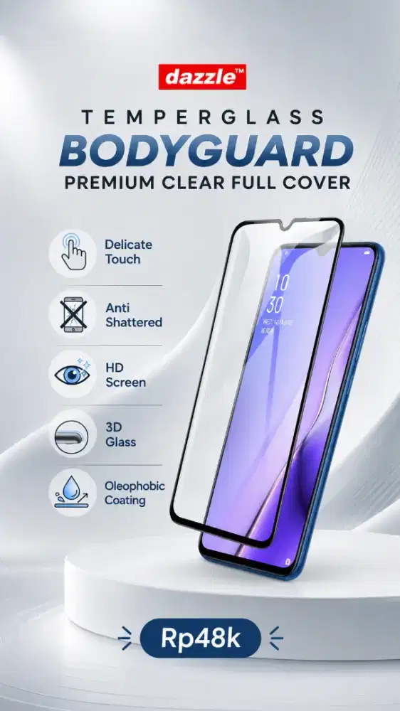 Temperglass Bodyguard Premium Clear Full Cover